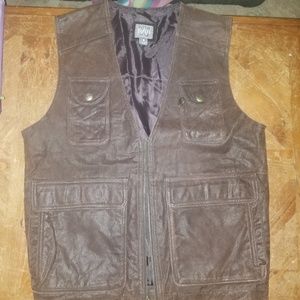 Leather vest